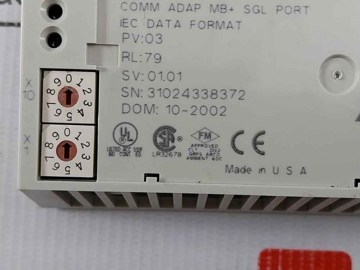 Schneider Electric 170Pnt11020 Modbus Plus Communication Adaptor Firmware