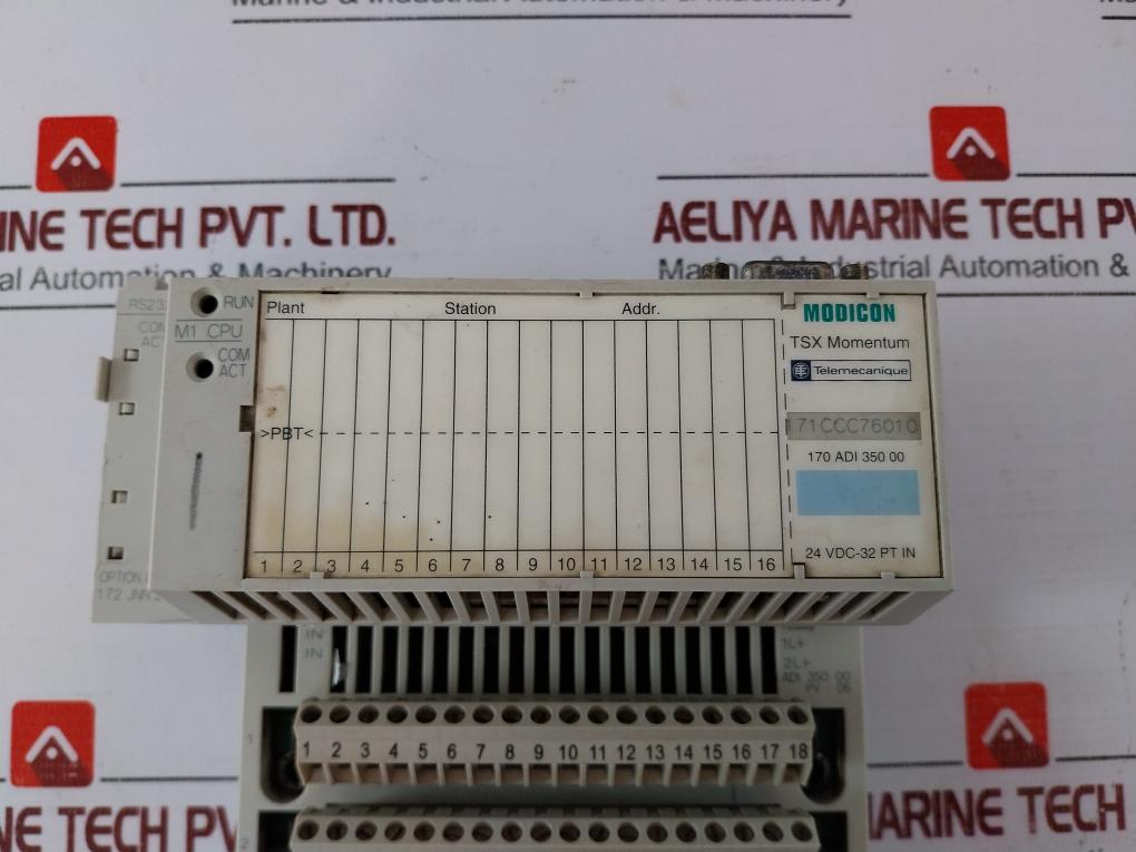 Schneider Electric 170adi35000 Plc Module Adapter 24vdc