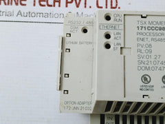 Schneider Electric 171Ccc98030 Processor Adapter 1 Meg, Enet, Rs485 170Adm35010