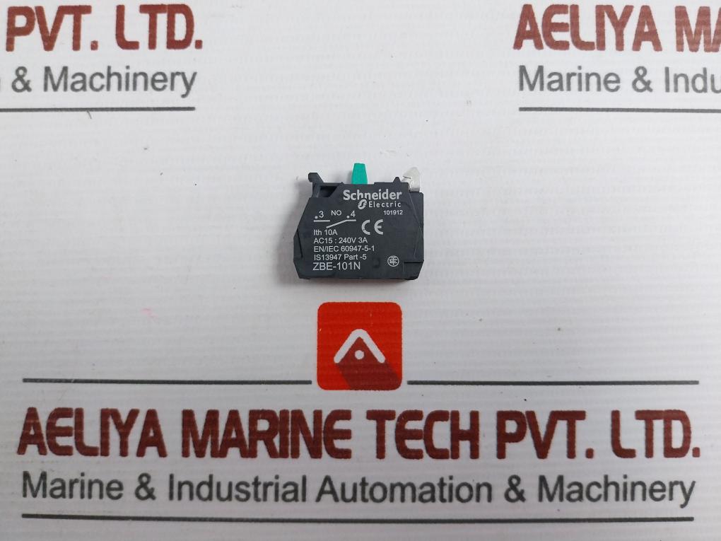 Schneider Electric 3A Contact Block  Zbe-101N Ac15-240V