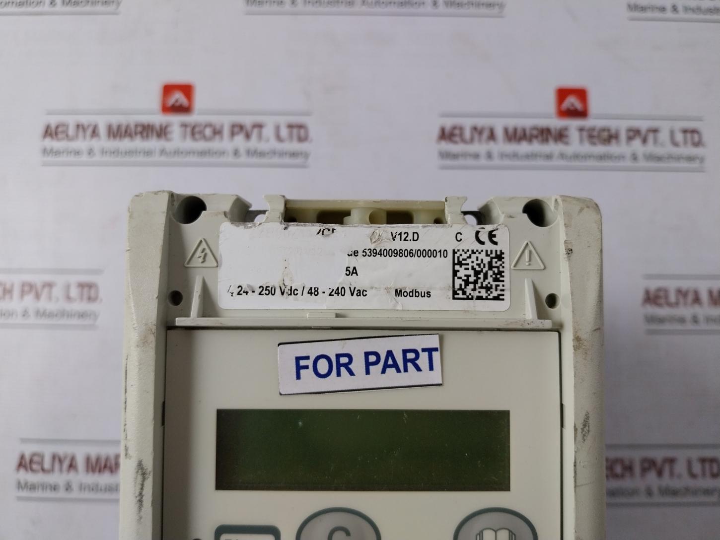 Schneider Electric 5394009806/000010 Ground Fault Protection Relay (Not Working)