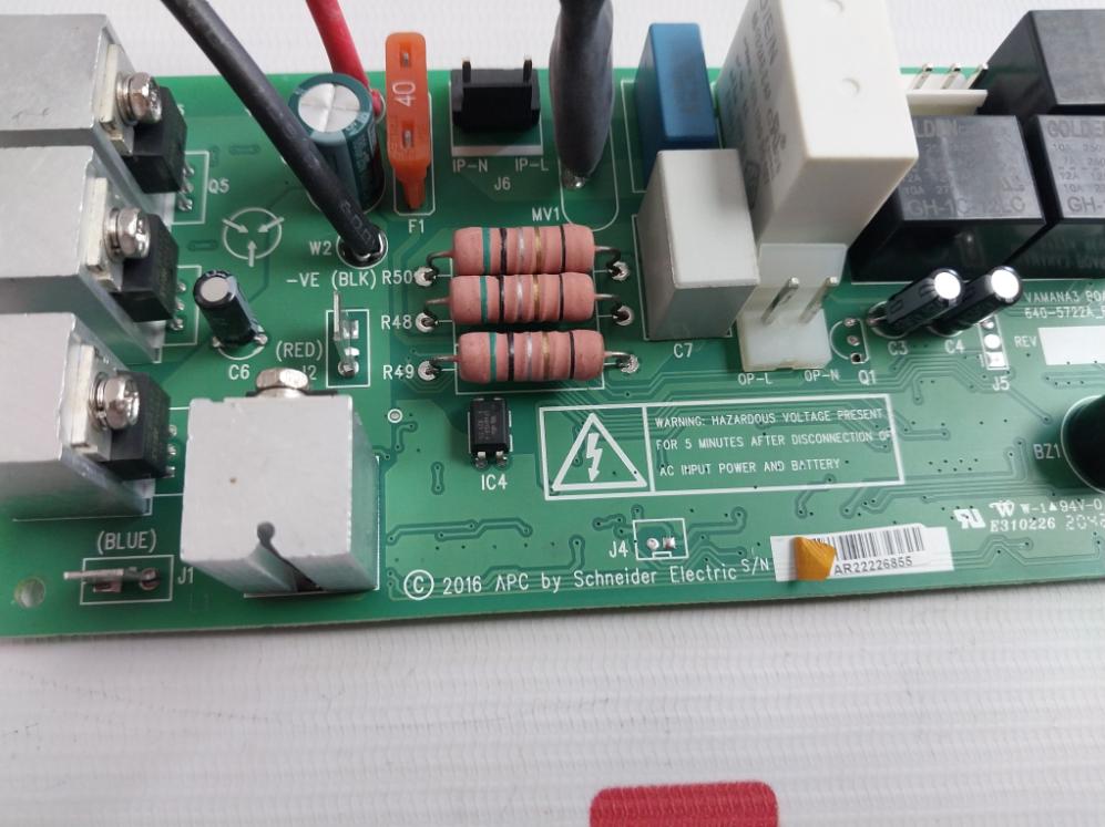 Schneider Electric 640-5722A Printed Circuit Board 94V