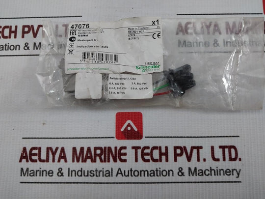 Schneider Electric 6A 480V Auxiliary Contact 47076