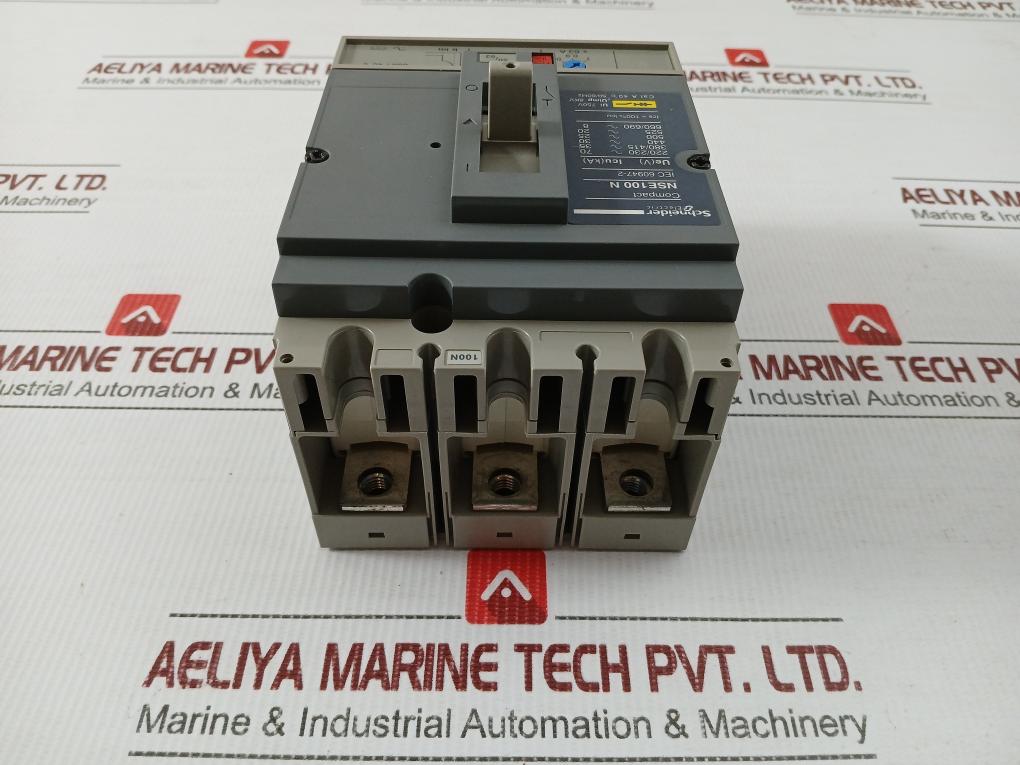 Schneider Electric 750V 50/60Hz Ompact Molded Case Circuit Breaker Nse100N3063