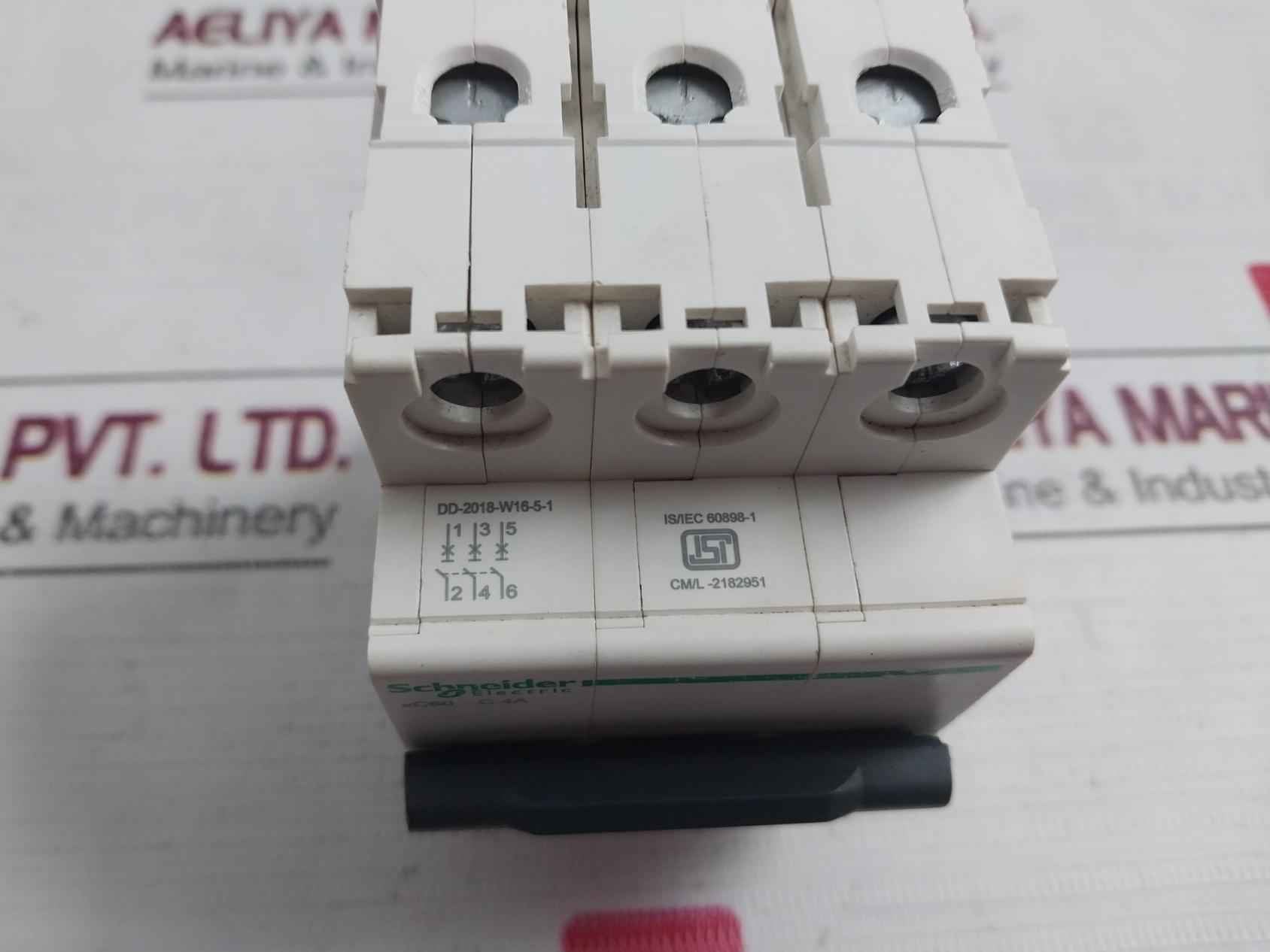 Schneider Electric A9N3P04C Miniature Circuit-breaker Iec 60947-2 50/60Hz