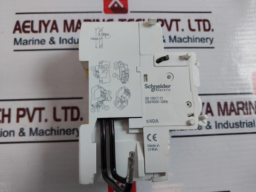 Schneider Electric VIGI IC65 ELM A9V52240 Circuit Breaker 230/400V~50HZ 40A