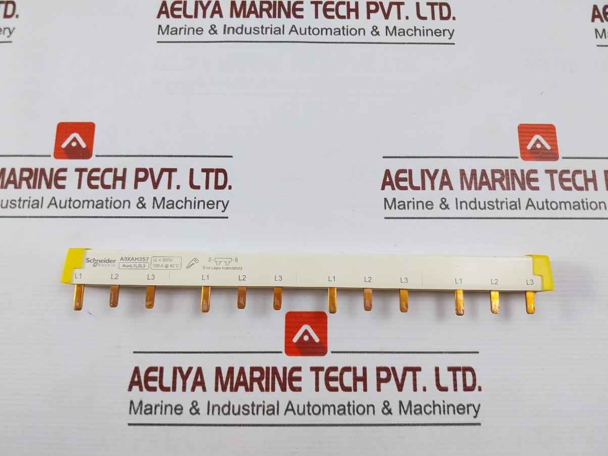 Schneider Electric A9Xah357 Comb Busbar Auxl1L2L3 500V 100A @ 40˚C