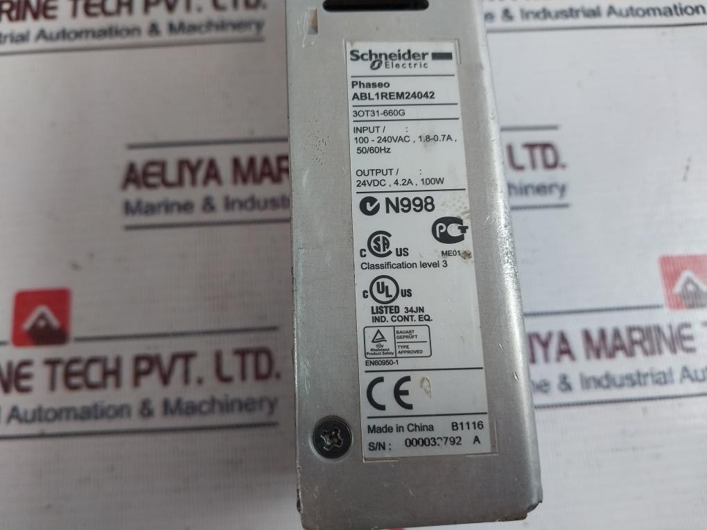 Schneider Electric Abl1Rem24042 Single Phase Regulated
