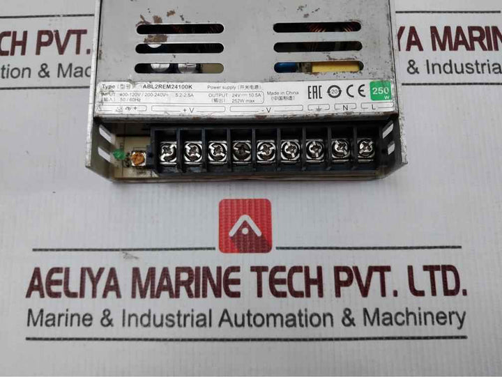 Schneider Electric Abl2Rem24100K Power Supply 100-120V/200-240V 5.2-2.5A