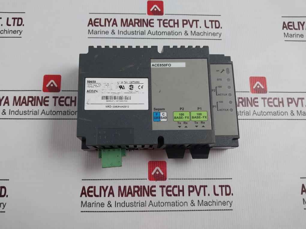 Schneider Electric Ace850Fo Sepam 100Fx Tcp/P Interface Module