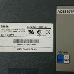 Schneider Electric Ace850Tp Ethernet Port Interface 0080F4D583F0