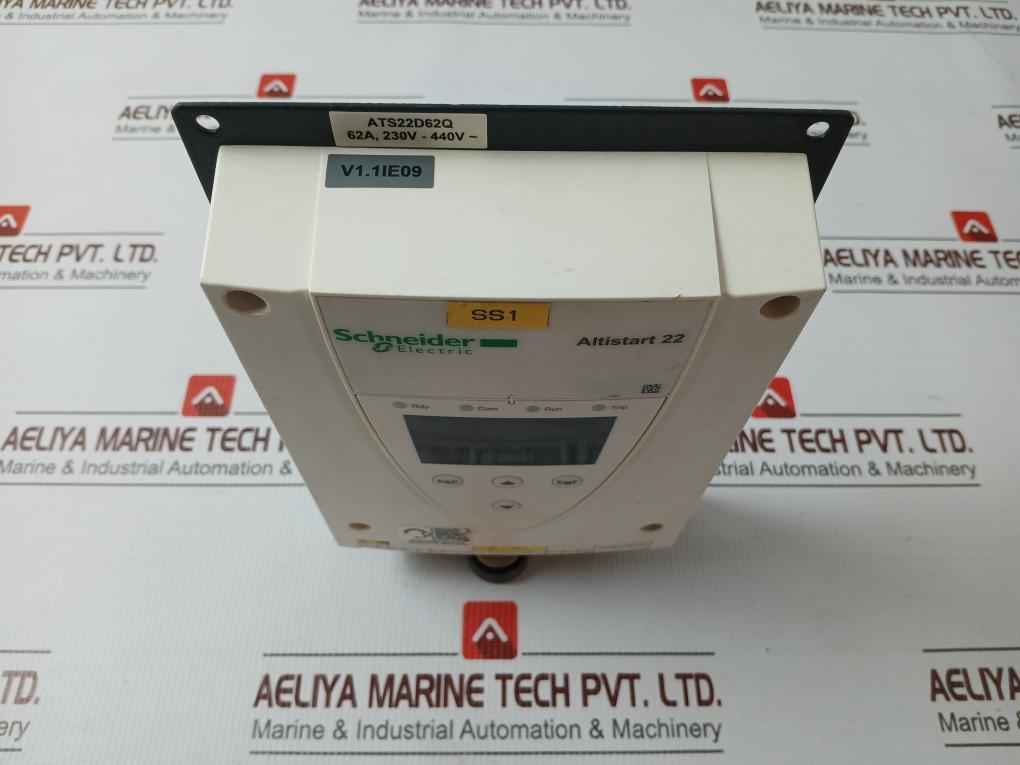 Schneider Electric Ats22D62Q Soft Starter For Asynchronous Motor 62A 230V-440V