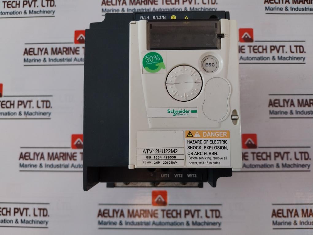 Schneider Electric Atv12Hu22M2 Inverter Plc Module 2.2Kw-3Hp-200-240V