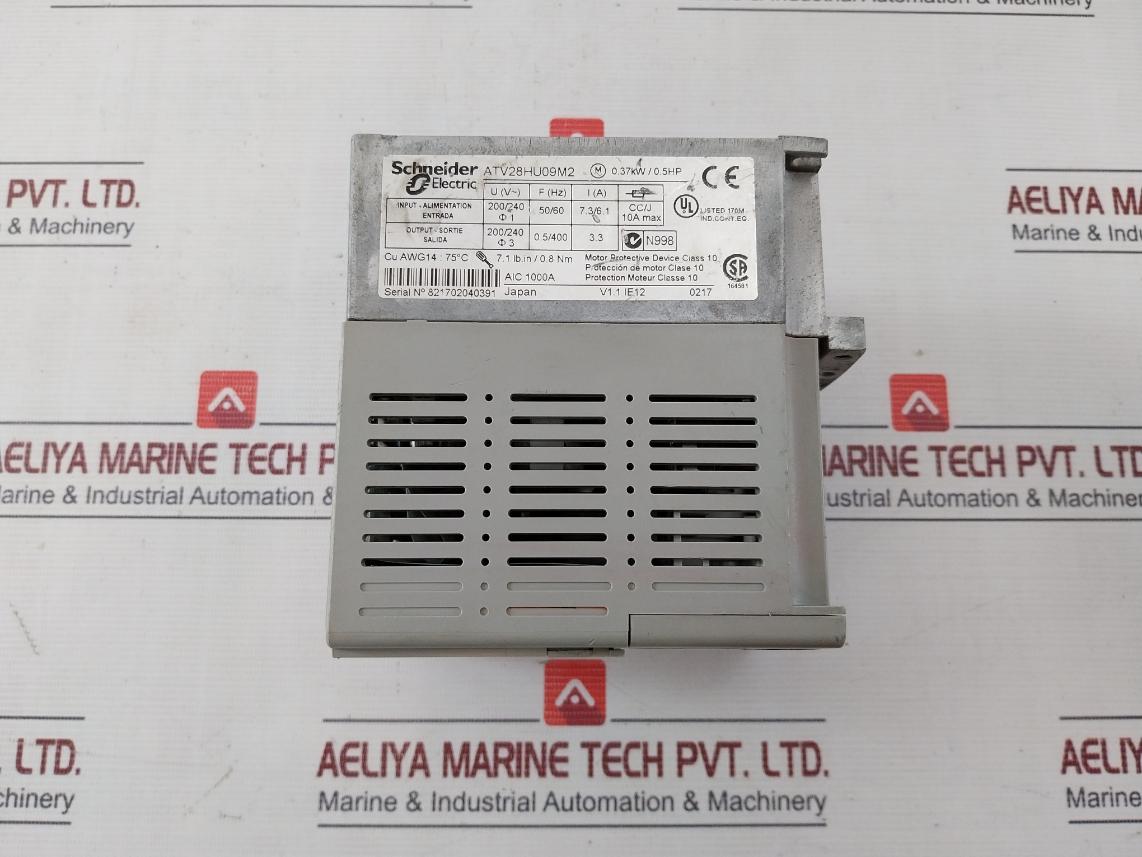 Schneider Electric Atv28Hu09M2 Altivar 28 Square D Adjustable Speed Drive