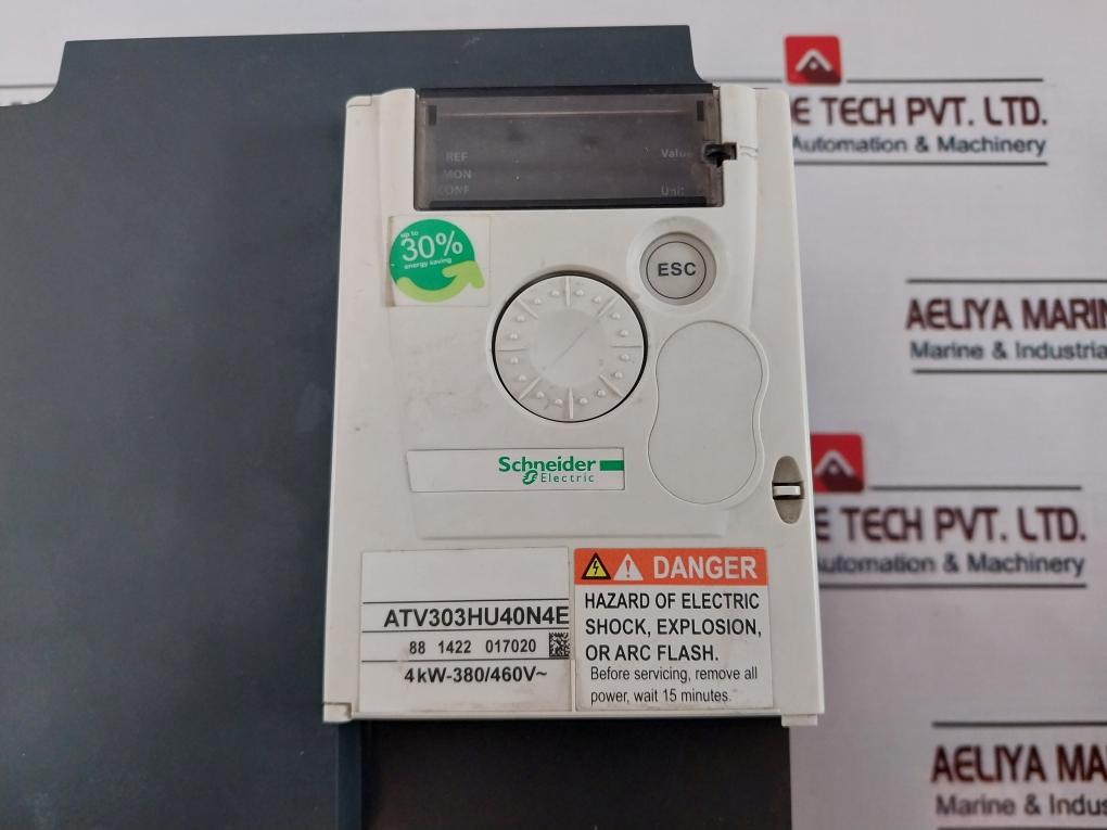 Schneider Electric Atv303Hu40N4E Variable Speed Drive 4Kw-380/460V~