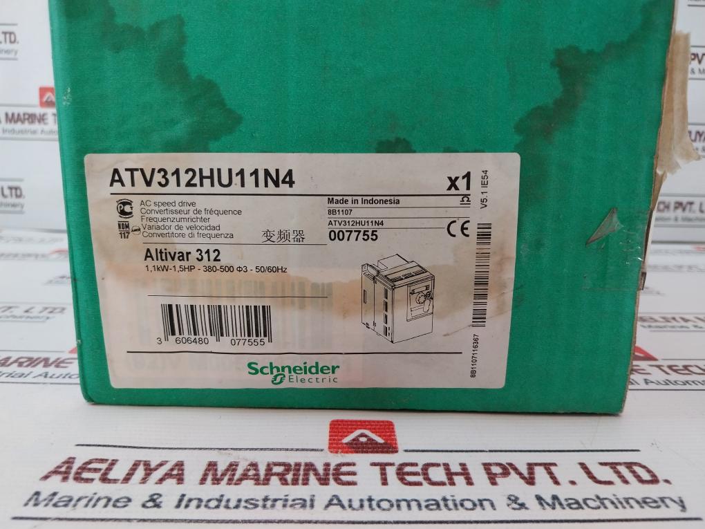 Schneider Electric Atv312Hu11N4 Ac Speed Drive