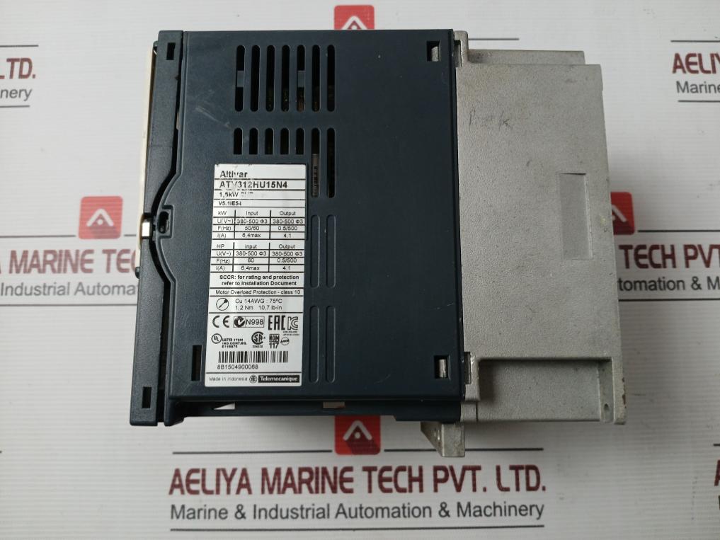 Schneider Electric Atv312Hu15N4 3-phase Variable Speed Drive 2Hp 10.7Lb-in