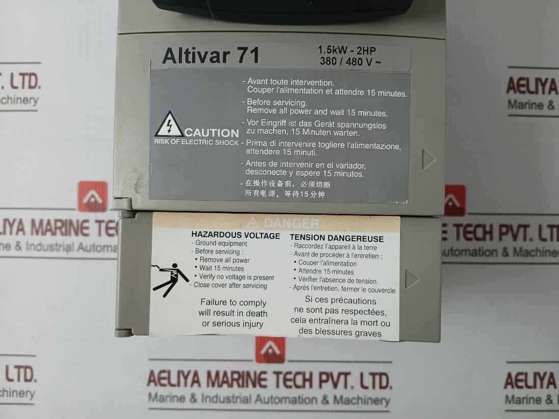 Schneider Electric Atv71Hu15N4 Variable Speed Drive 2004Kl-05W-b50 380/480V