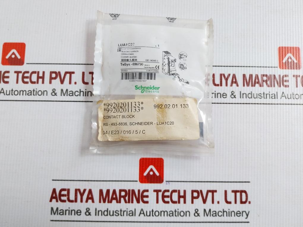 Schneider Electric Auxiliary Contact Block 250V Lua1C20