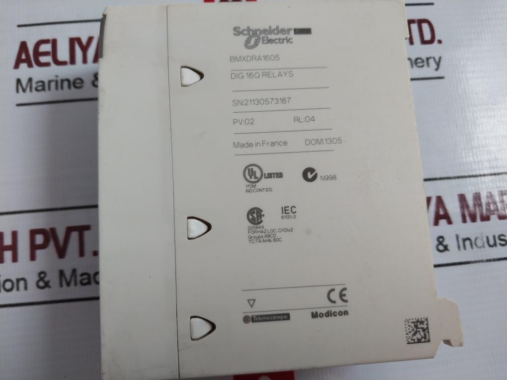 Schneider Electric Bmxdra1605 Series Plc I/O Module Dig 16Q Relay