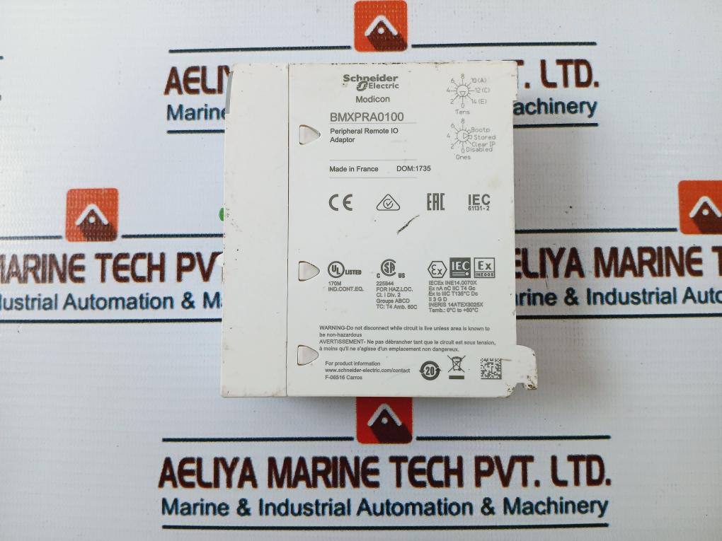 SCHNEIDER ELECTRIC BMXPRA0100 Peripheral Remote Io Adaptor