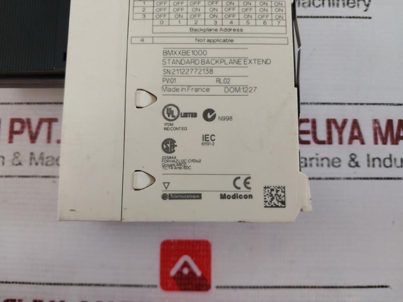 Schneider Electric Bmxxbe1000 Standard Backplane And Extend Xbe1000