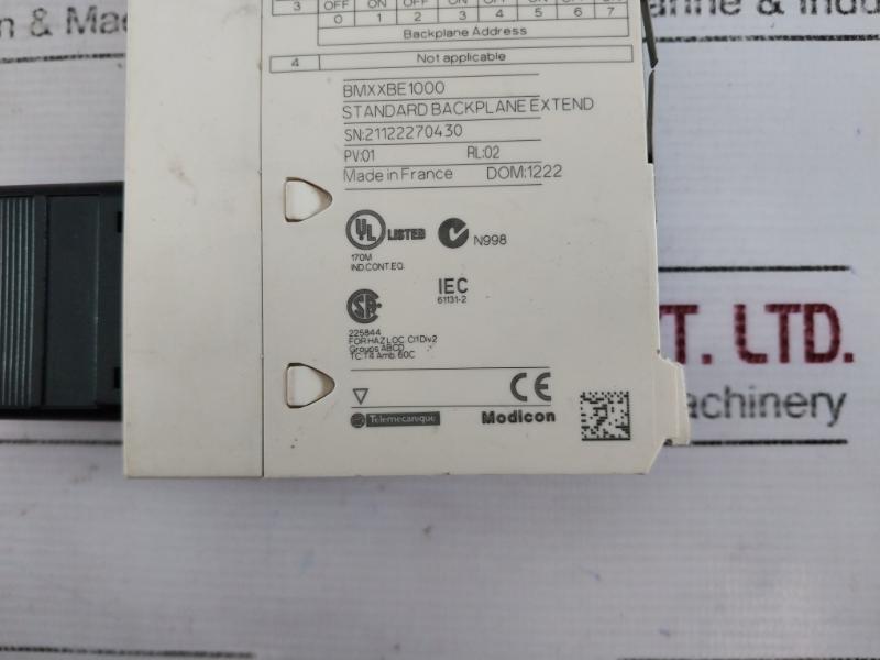 Schneider Electric Bmxxbe1000 Standard Backplane Extend Tsxtlyex Xbe1000