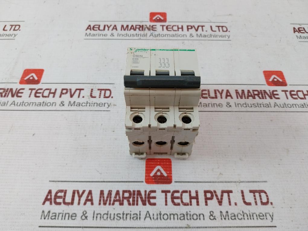 Schneider Electric C60N D 63 Circuit Breaker 24680 400V