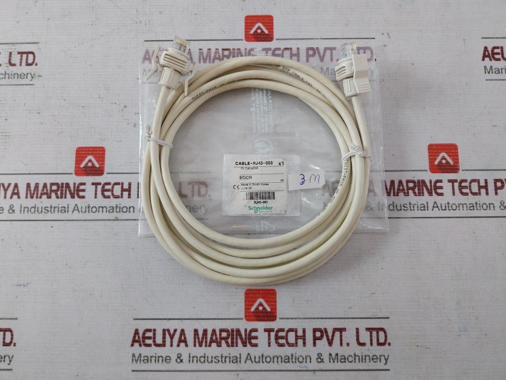 Schneider Electric Cable-rj45-003 Communication Cable For Eocr 3M 155Mhz Vdsl