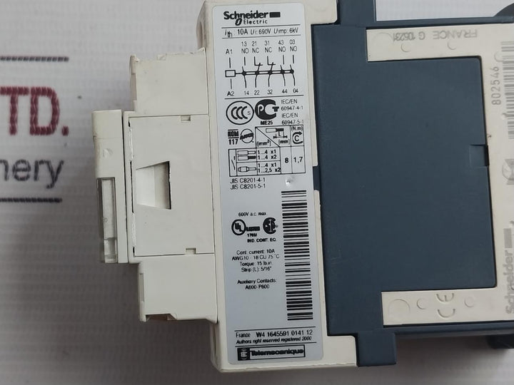 Schneider Electric Cad32Bd Tesys D Control Relay 24Vdc 10A