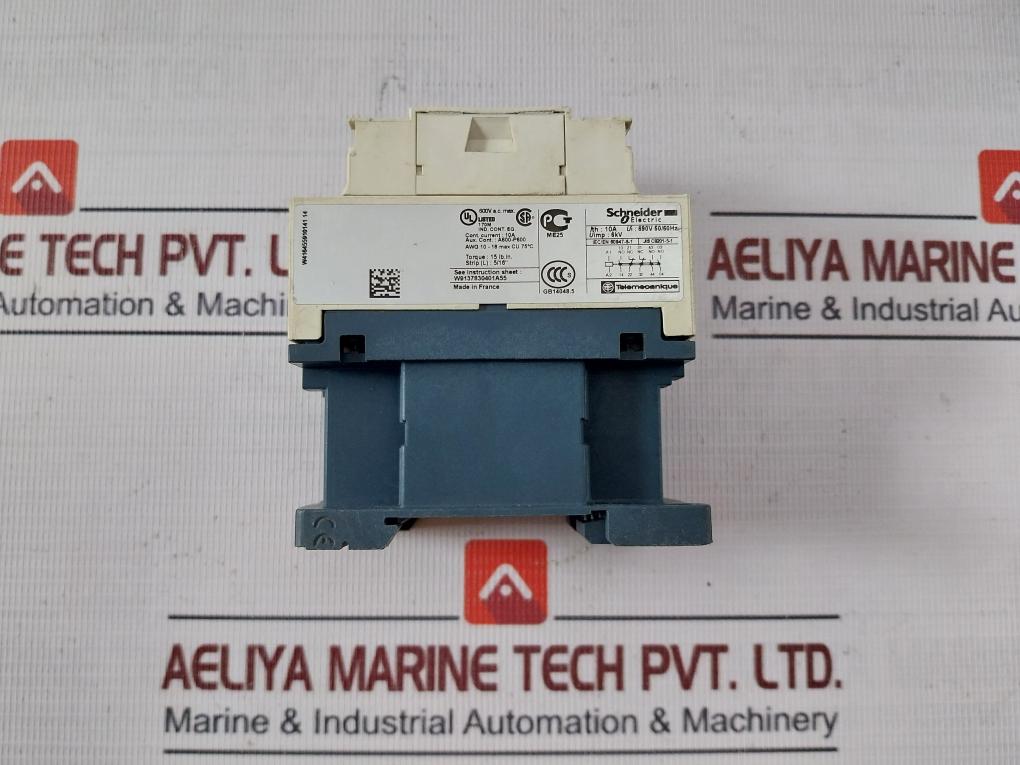 Schneider Electric Cad32 Tesys D Control Relay W/ Contactor C8201-5-1 A600-p600