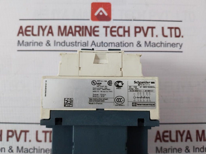 Schneider Electric Cad32 Tesys D Control Relay W/ Contactor C8201-5-1 A600-p600