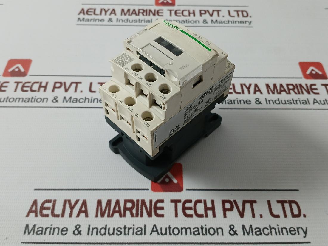 Schneider Electric Cad50 Control Relay Jis C8201-5-1 10A 230V 50/60Hz Awg 10-18