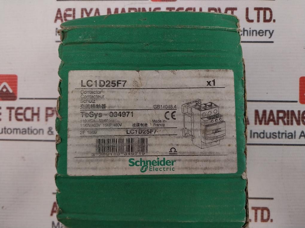 Schneider Electric Cad50 Ed Contactor 10A 690V 50/60Hz