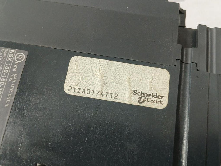 Schneider Electric Compact Circuit Breaker 3N161521058 800V 50/60Hz Part No Nsx 250N