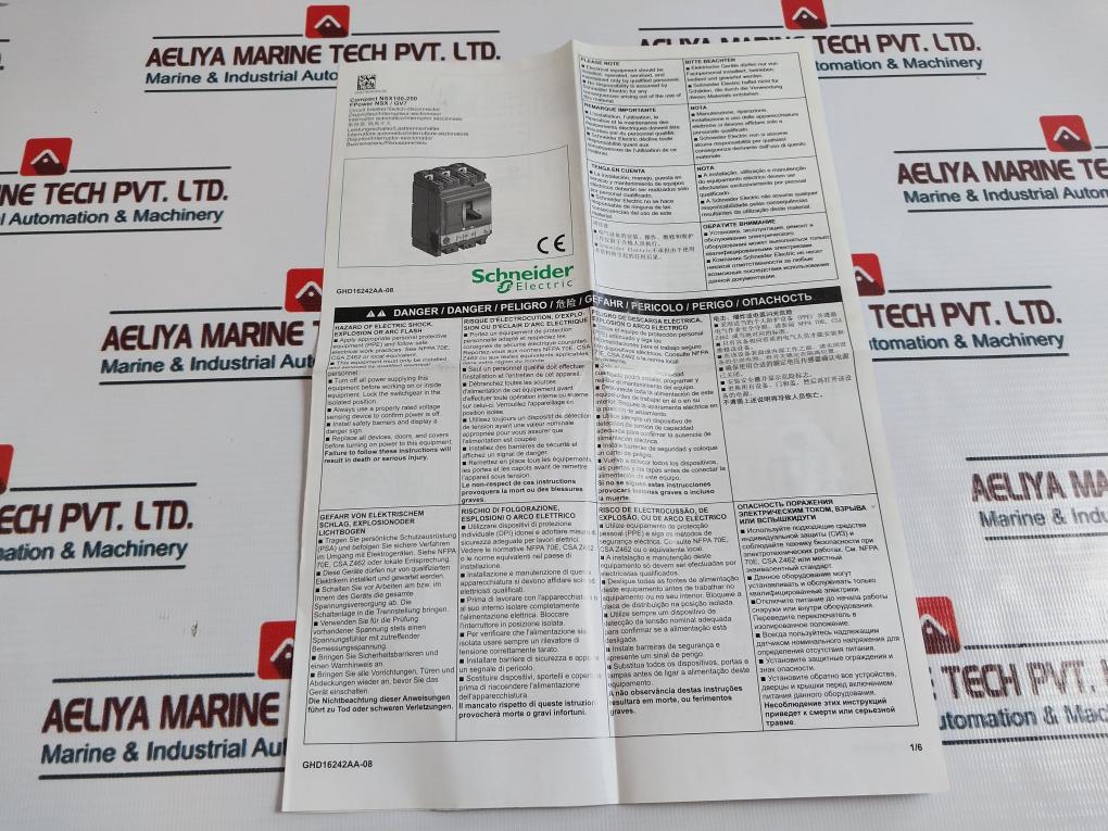 Schneider Electric Compact NSX 100N Circuit Breaker Cat A 50/60Hz