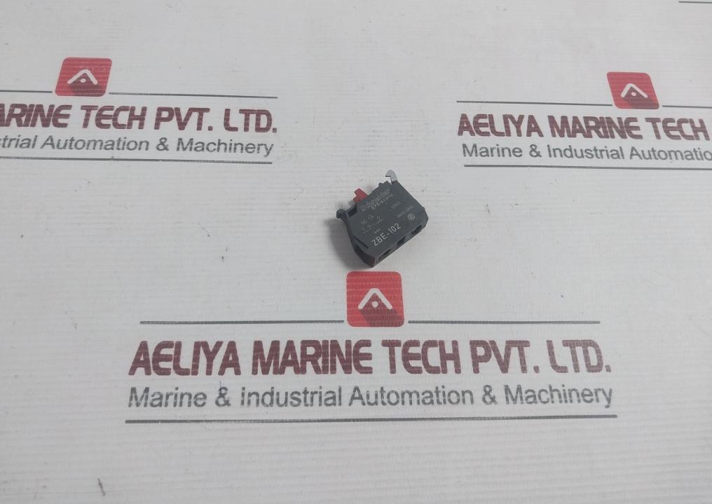 Schneider Electric Contact Block Ac15: 240V 3A Part No. Zbe-102