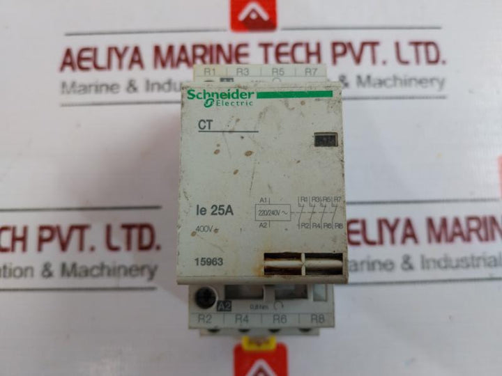 Schneider Electric Ct 15963, 25A 400V~ 500V 50Hz/Uc 50Hz Contactor