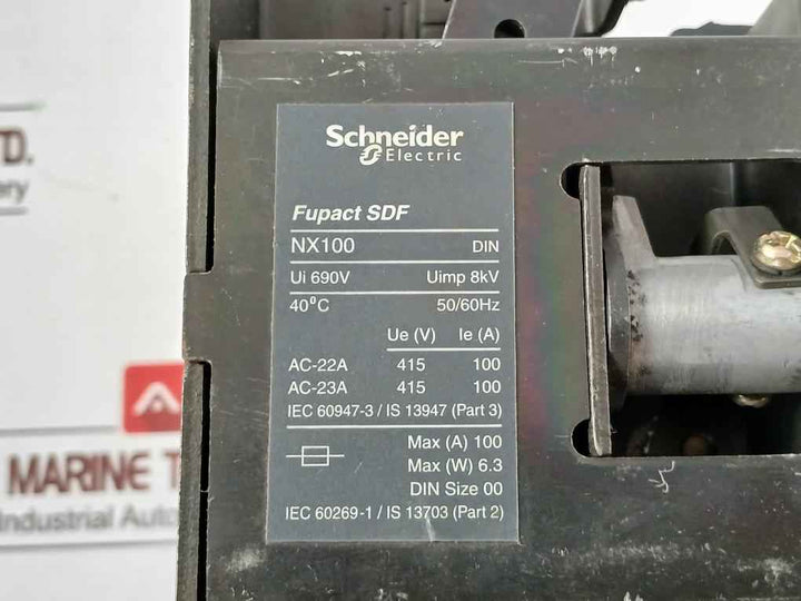 Schneider Electric Din Fuse Switch 50/60Hz Nx100Tpndi