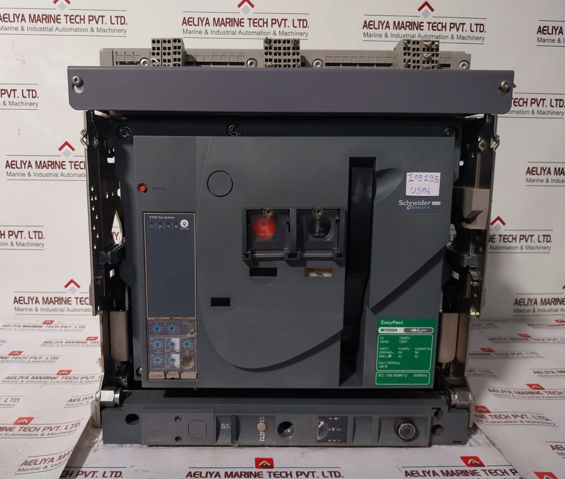 Schneider Electric Easypact Mvs08N Circuit Breaker 3200A 1000V 12Kv