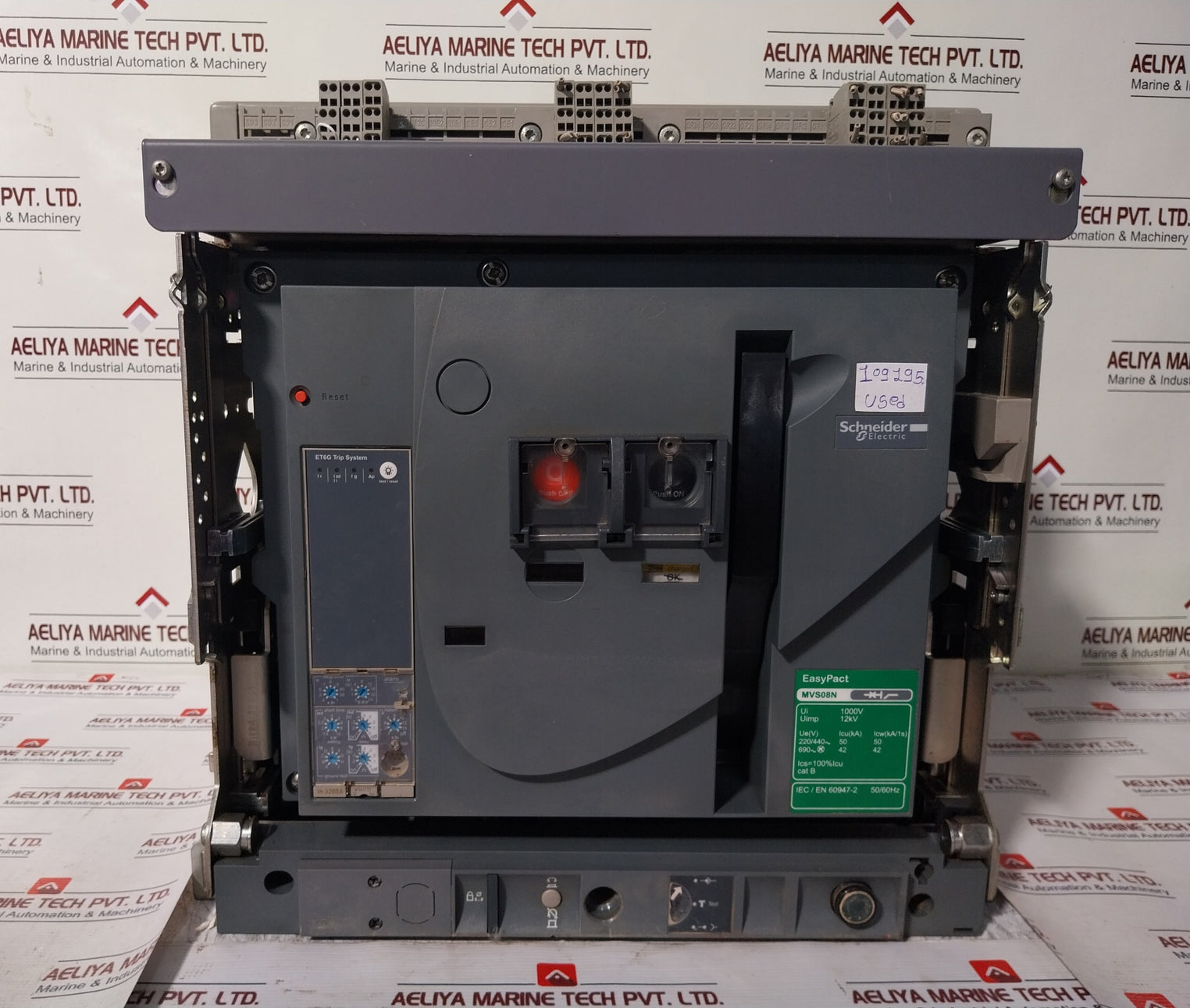 Schneider Electric Easypact Mvs08N Circuit Breaker 3200A 1000V 12Kv