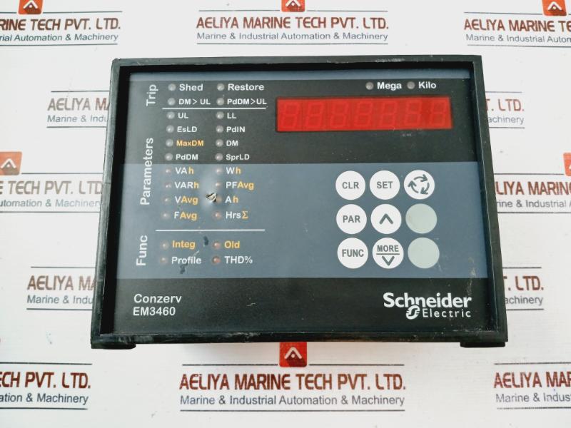 Schneider Electric Em3460 Smart Demand Controller Version: 5.05.02, 240V, 3A