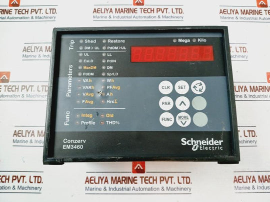Schneider Electric Em3460 Smart Demand Controller Version: 5.05.02, 240V, 3A