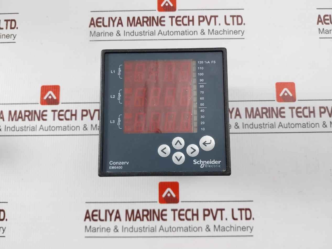 Schneider Electric Em6400 Energy Meter 44v-300v 50/60 Hz 50ma-6a