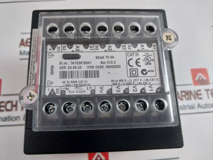 Schneider Electric Conzerv Em6436 Led Display Load Monitor 50Ma To 6A