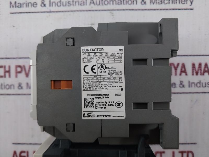 Schneider Electric Eocrsp10Rm Contactor (Mc-9B) + Overload Relay Assembly