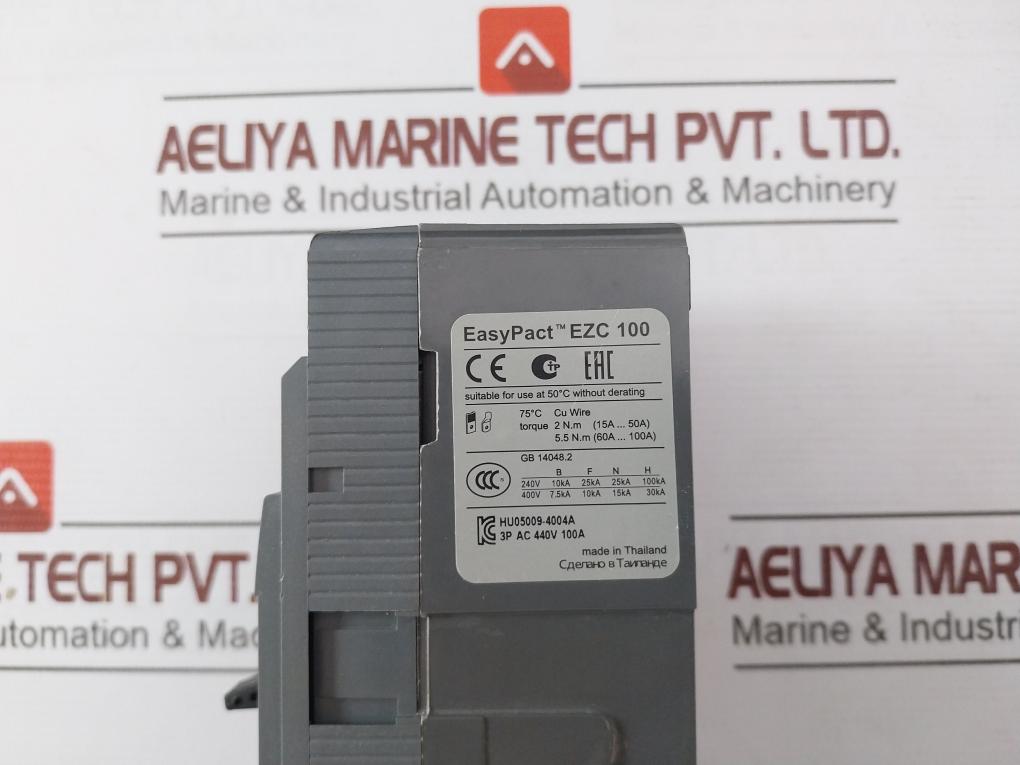 Schneider Electric Ezc100F Easypact 3 Pole Circuit Breaker 100A 690V 50/60Hz