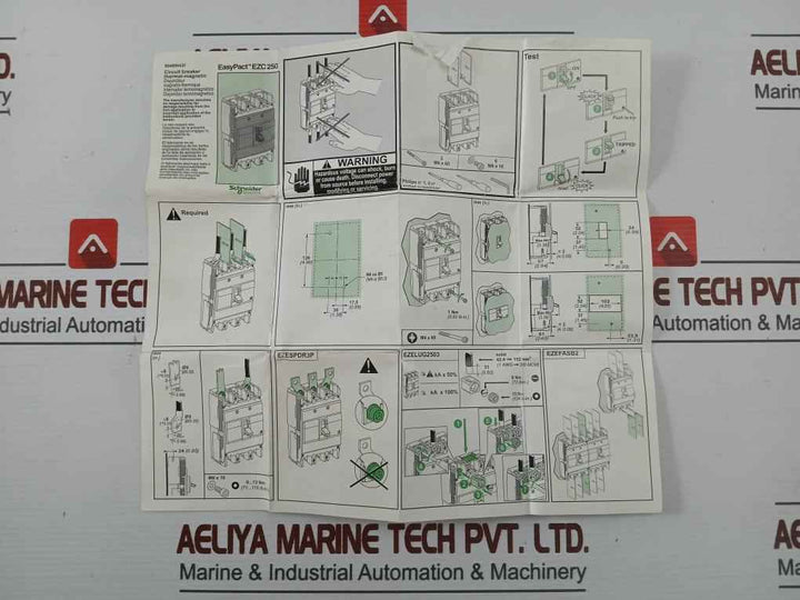 Schneider Electric Ezeax Auxiliary Contact For Easypact Ezc250-ezd250