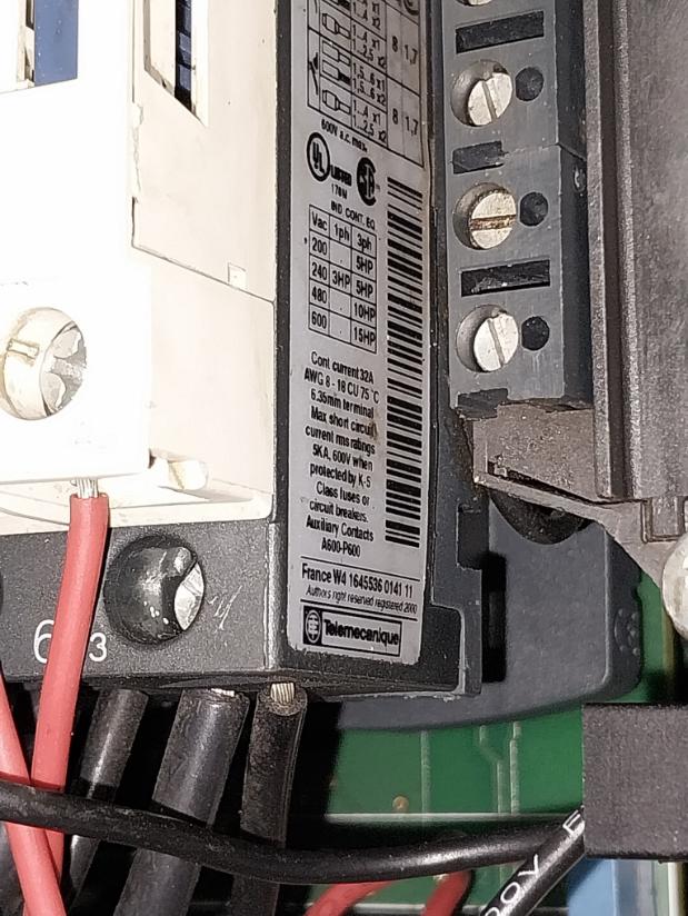 Schneider Electric Gv2-le16 14A Electrical Control Panel 2Hp/240Vac P.Pole