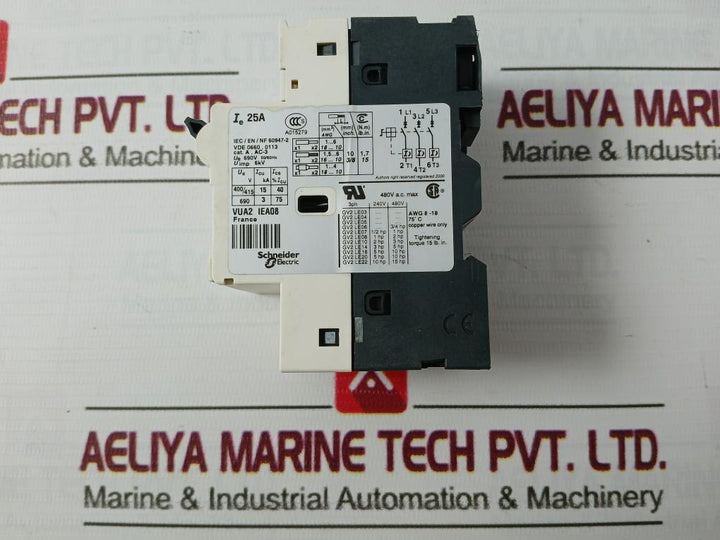 Schneider Electric Gv2-le22 Motor Circuit Breaker 690V 50/60Hz